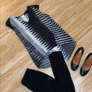 HELMUT LANG Shoulder Zebra Top